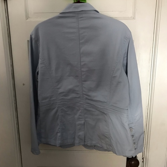 Light blue cotton jacket - Picture 4 of 5